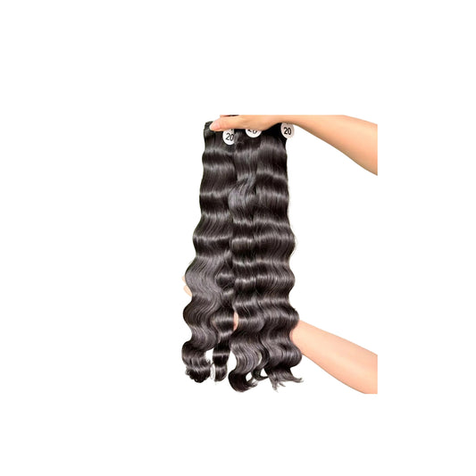 Burmese Natural Wave 3 Bundles 100% Virgin Human Hair
